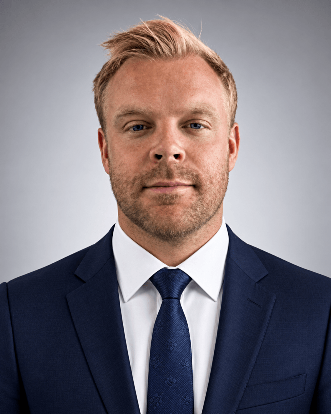Portrait of Knut Eirikson, Sales Officer